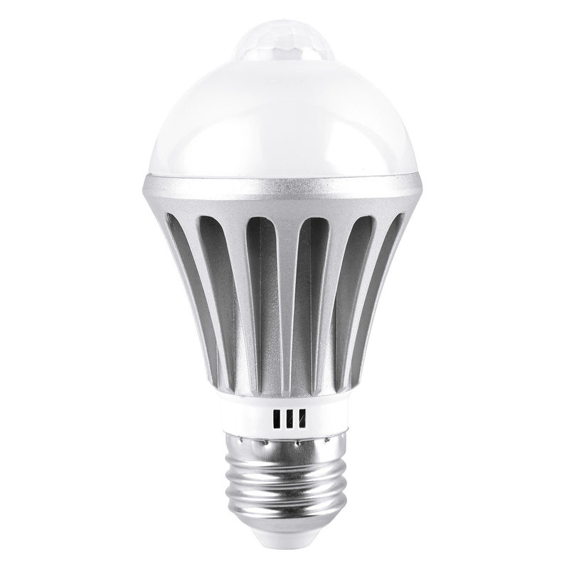 Home E27 B22 Motion Sensor Bulb With Casting Aluminum Housing